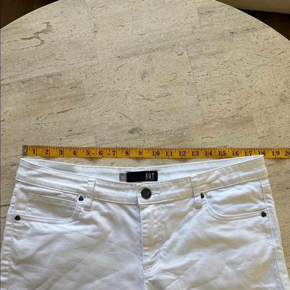 Kut from the Kloth Women's White Jean Shorts
